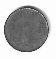 Belguim 1 Frank 1945 Dutch Vf+ - 1 Franc