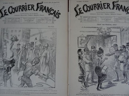 Revue Le Courrier Français 1899 3 Menus Marche 1000 Regrets Grenet Dancourt Mle Louise Willy Jules Roques - Magazines - Before 1900