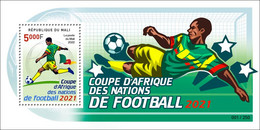 MALI 2022 SOUVENIR SHEET BLOC BLOCK BF - FOOTBALL AFRICA CUP OF NATIONS COUPE D'AFRIQUE CAMEROUN CAMEROON 2021 RARE MNH - Coppa Delle Nazioni Africane