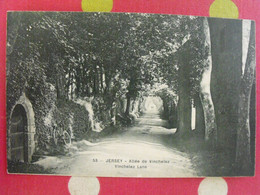 Carte Postale. Jersey. St-Hélier. Allée De Vinchelez. Animée Vélo - St. Helier