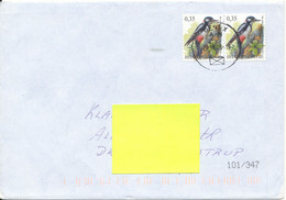 Belgium Cover Sent To Denmark 28-10-2005 Topic Stamps BIRDS - Cartas