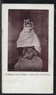 Woman From NABLUS - Costume Di Naplus Palestine Postcard 8x14cm - Palestine