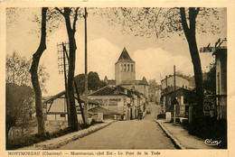 Montmoreau * Côté Est Du Village * Rue Et Pont De La Tude * Hôtel De La Paix - Autres & Non Classés