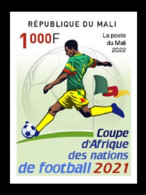 MALI 2022 IMPERF 1V 1000F ND - FOOTBALL AFRICA CUP OF NATIONS COUPE D'AFRIQUE CAMEROUN CAMEROON 2021 - RARE MNH - Copa Africana De Naciones
