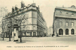 Paris * 6ème * Les Galeries De L'océan Et La Librairie E. FLAMMARION Et A. VAILLANT * Pub Publicité Au Dos - Distrito: 06