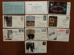 Pochette Commémorative CNES - Ariane L02 - FIREWHEEL Et OSCAR 9 -7 Env. Et 1 Encart - 23/05/1980 - Europa