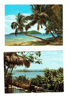 HONDURAS Lot De 2 CP Costa Norte  Islas De La Bahia Plans Peu Courants - Honduras