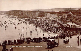 CARTE PHOTO ANGLETERRE MARGATE PALM BAY EAST CLIFTONVILLE DOS DIVISE NON ECRIT - Margate