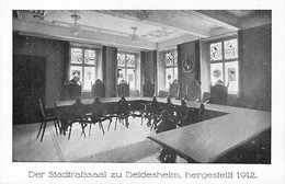 CPA ALLEMAGNE RHENANIE DEIDESHEIM DER STADTRATSSAAL HERGESTELLT 1912 DOS SIMPLE NON ECRIT - Deidesheim