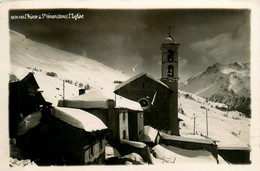 St Véran * Vue Sur Le Village Et L'église En Hiver - Autres & Non Classés