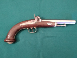Pistolet à Percussion D'officier italien vers 1845. - Armes Neutralisées