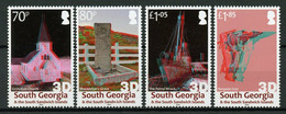 South Georgia & Sandwich Isl 2019 MNH Grytviken Shackleton 4v Set 3D Stamps - Géorgie Du Sud