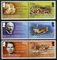 South Georgia & South Sandwich Islands 2019 MNH Nature Stamps Food Plants Deer Pigs 6v Set In Pairs - Géorgie Du Sud