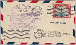 60143 - USA -  First Flight COVER: ALBANY - BUFFALO: ROME C.A.M. 20 - AMC: 20 W8 - Unclassified