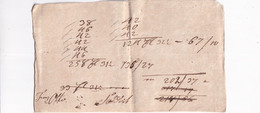 A18689 - RECEIPT FROM AUSTRIA 1800s HANDWRITTEN DOCUMENT FRANZ OTTO - Oostenrijk