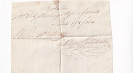 A18692 - RECEIPT NOTA FROM AUSTRIA 1819 HANDWRITTEN DOCUMENT - Austria