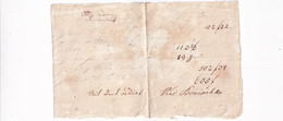 A18694 - RECEIPT FROM AUSTRIA 1800s HANDWRITTEN DOCUMENT - Austria