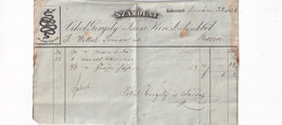 A18742 - INVOICE FROM AUSTRIA 1846 SZAMOLAT VIKOL GERGELY ES TARSA KERESKEDESEKBOL AZ ARANY KIGYONAL AUSTRIAN EMPIRE - Autriche
