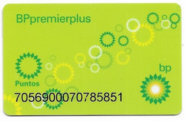 BP Spain, Gas Stations Rewards Magnetic Card, # Bp-1  NOT A PHONE CARD - Oil