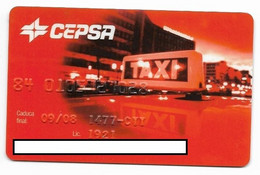 Cepsa Spain, Gas Stations Rewards Magnetic Card, # Cepsa-3  NOT A PHONE CARD - Oil