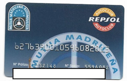 Repsol Spain, Gas Stations Rewards Magnetic Card, # Repsol-1  NOT A PHONE CARD - Petróleo