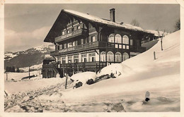 Gstaad Kinderheim Und Privatschule Montesano 1931 Im Winter - Gstaad