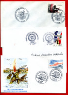 1984/1994/2004 -  Enveloppes Oblitération Temporaire ANNIVERSAIRE DU DEBARQUEMENT Et LIBERATION DE CAEN - Gedenkstempels