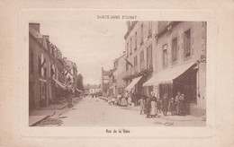 1915 SAINTE ANNE D'AURAY-Rue De La Gare(Belle Animation ) - Sainte Anne D'Auray