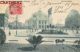 RIO DE JANEIRO PRACA MARECHAL FLORIANO BRESIL BRAZIL STAMP CORREIO PHILATELIE 1900 - Rio De Janeiro