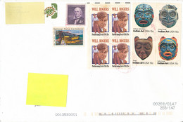 USA Cover To Denmark 8-7-2011 With More Topic Stamps - Cartas