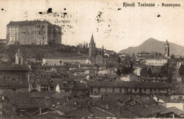RIVOLI, Torino - Panorama - VG + Targhetta Postale - #026 - Rivoli