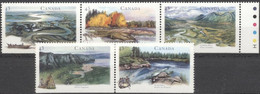 Canada 1994, Landscapes, Indians, 5val - Indiens D'Amérique