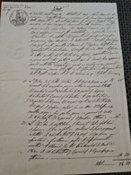 Papier Timbre STEINBRUNN LE HAUT 1813 Commission Presbytère Devis - Lettres & Documents