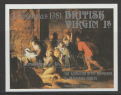 British Virgin Islands  1981  SG  MS478  Christmas  Unmounted Mint  Miniature Sheet - Iles Vièrges Britanniques