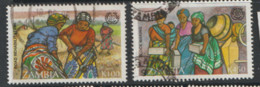 Zambia  1995  SG  743-4   Anniversary I.L.O.  Fine Used - Zambia