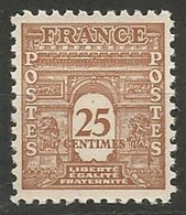 FRANCE N° 622 NEUF - 1944-45 Arc De Triomphe