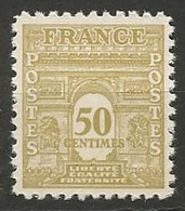 FRANCE N° 623 NEUF - 1944-45 Arc De Triomphe