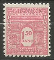 FRANCE N° 625 NEUF - 1944-45 Arco Del Triunfo