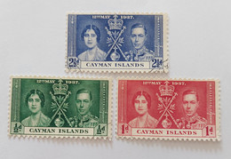 N° 101 à 103       Couronnement De George VI  -  1937 -  Oblitérés - Cayman Islands