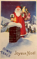 Père Noël - Santa Claus - Cpa Illustrateur - Joyeux Noël - Santa Claus