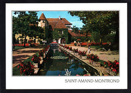 (RECTO / VERSO) SAINT AMAND MONTROND - LE JARDIN DU MUSEE - CPM GF - Saint-Amand-Montrond