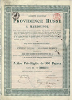 - Titre De 1905 - Providence Russe à Marioupol - - Russie