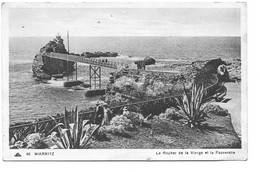 BIARRITZ   Le Rocher De La Vierge Et La Passerelle - Biarritz