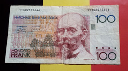 BELGIQUE 100 FRANCS TYPE BEYAERT 1978 DE STRYCKER-SIMONIS SERIE 1 SANS SIGNATURE AU VERSO P-140a.1 - 100 Franchi