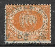 REPUBBLICA SAN MARINO 1877 CIFRA SASS. 2 USATO VF - Nuevos