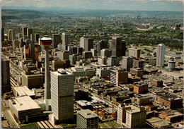 Canada Calgary Downtown Aerial View 1977 - Calgary