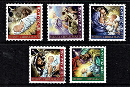 New Zealand 2011 Christmas Nativity Scenes Set Of 5 Used - Usados