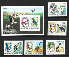 Upper Volta Burkina Faso 1975 Dr Albert Schweitzer Imperforate Set Of 5 & Miniature Sheet MNH - Haute-Volta (1958-1984)