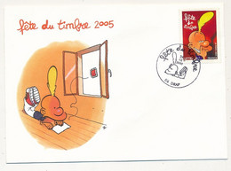 France - Enveloppe Fédérale - Fête Du Timbre 2005 - TITEUF - Oblit. 06 Drap - 26.02.2005 - Storia Postale