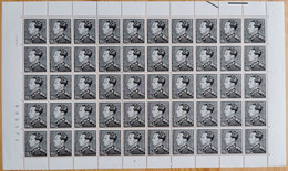 COB 2111 Feuille(s) Complète(s) NMH Année 1983. Décès De S.M. Le Roi Léopold III - Full Sheets